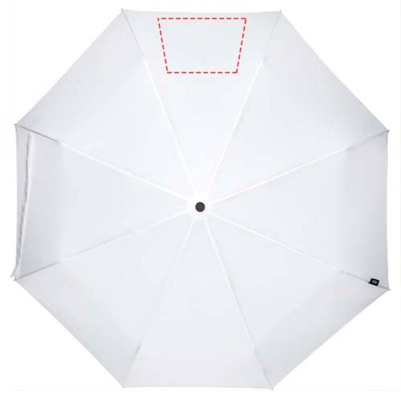 Dane dáždnik z RPET, 21", biela Dane dáždnik z RPET, 21", biela