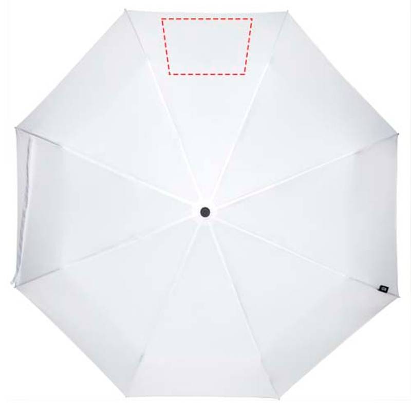 Dane dáždnik z RPET, 21", biela Dane dáždnik z RPET, 21", biela