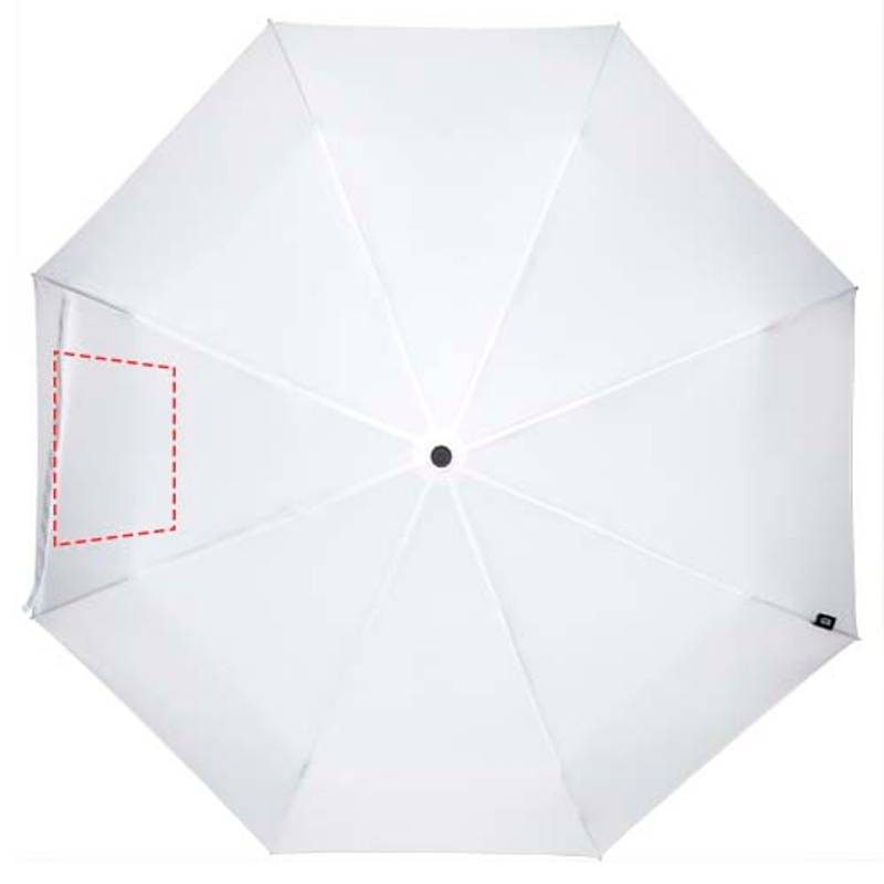 Dane dáždnik z RPET, 21", biela Dane dáždnik z RPET, 21", biela