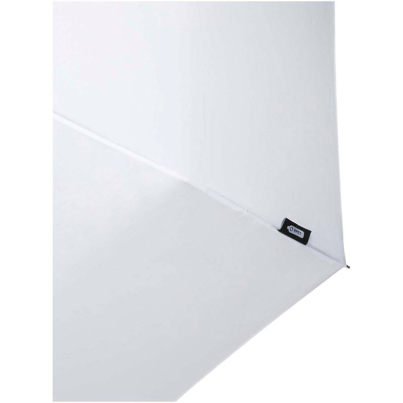 Dane dáždnik z RPET, 21", biela Dane dáždnik z RPET, 21", biela