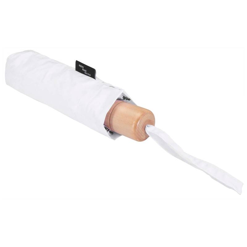 Dane dáždnik z RPET, 21", biela Dane dáždnik z RPET, 21", biela