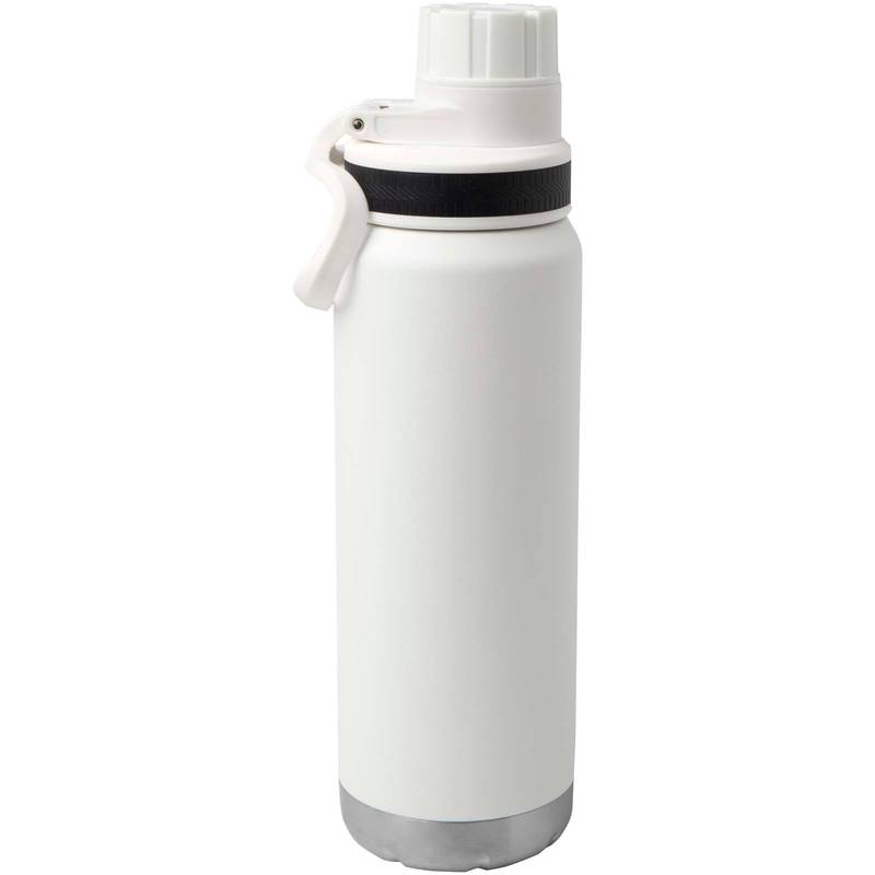 Nerezová fľaša na vodu Fortis s obsahom 700 ml a medenou vákuovou izoláciou, biela Nerezová fľaša na vodu Fortis s obsahom 700 ml a medenou vákuovou izoláciou, biela