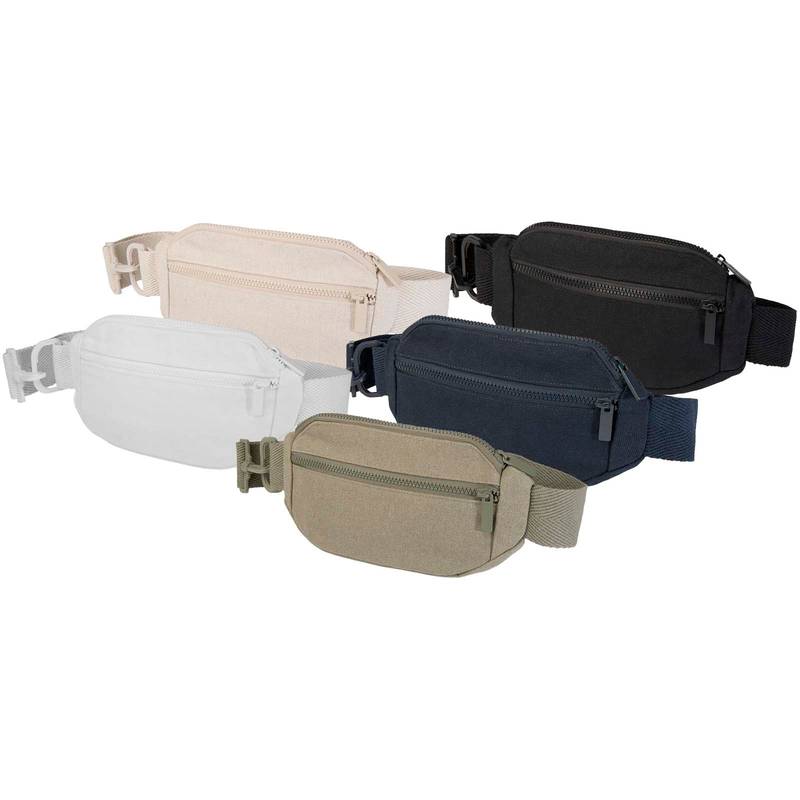 Crescent 500 g/m² Aware™ recyklovaná taška cez rameno, biela Crescent 500 g/m² Aware™ recyklovaná taška cez rameno, biela