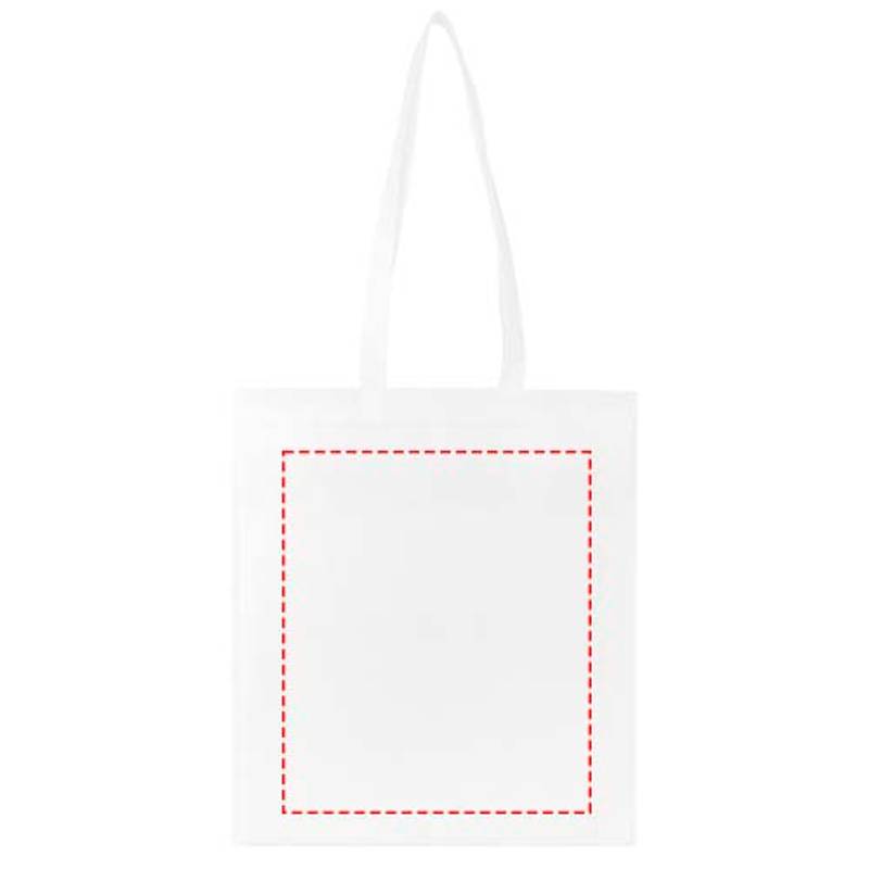 EcoSeal GRS recyklovaná netkaná nákupná taška, 6 l, biela EcoSeal GRS recyklovaná netkaná nákupná taška, 6 l, biela