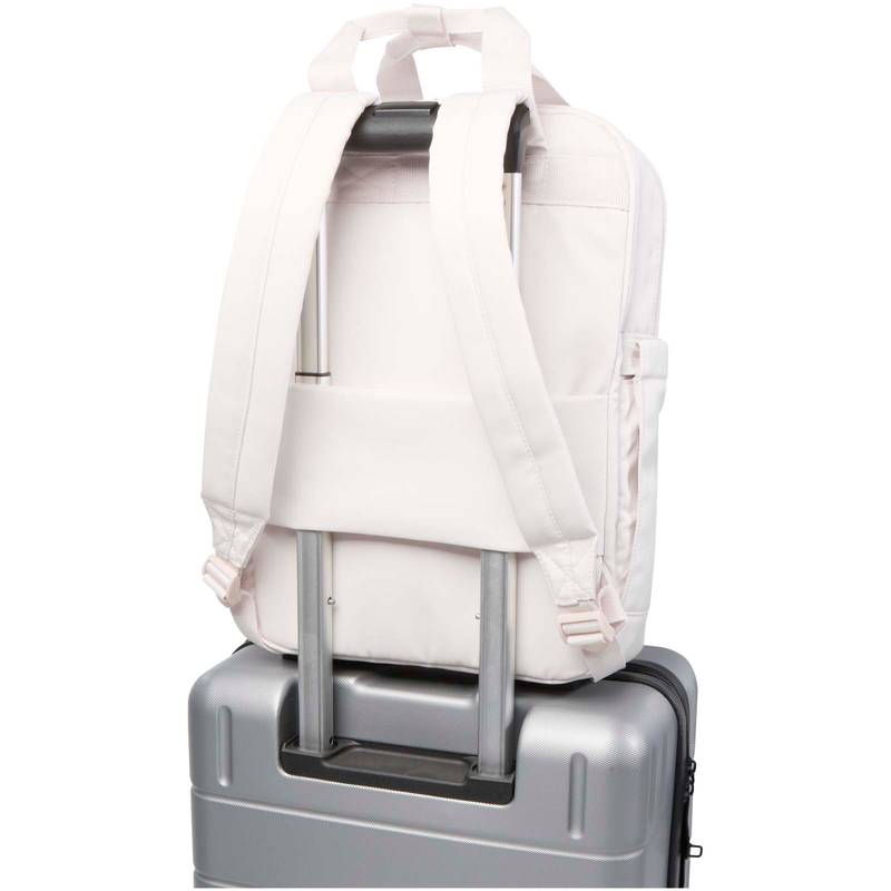 Cestovný batoh na 14″ notebook Trip Aware™ z recyklovaného materiálu s objemom 9 l, biela Creme Cestovný batoh na 14″ notebook Trip Aware™ z recyklovaného materiálu s objemom 9 l, biela Creme