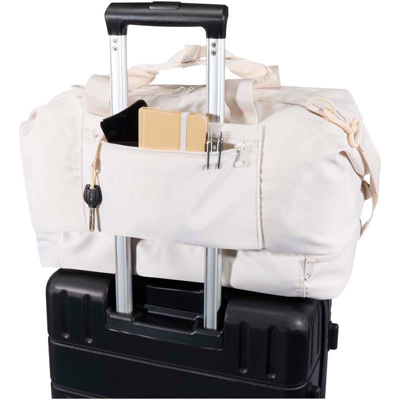 Športová taška Trip Aware™ z recyklovaného materiálu s objemom 42 l, biela Creme Športová taška Trip Aware™ z recyklovaného materiálu s objemom 42 l, biela Creme