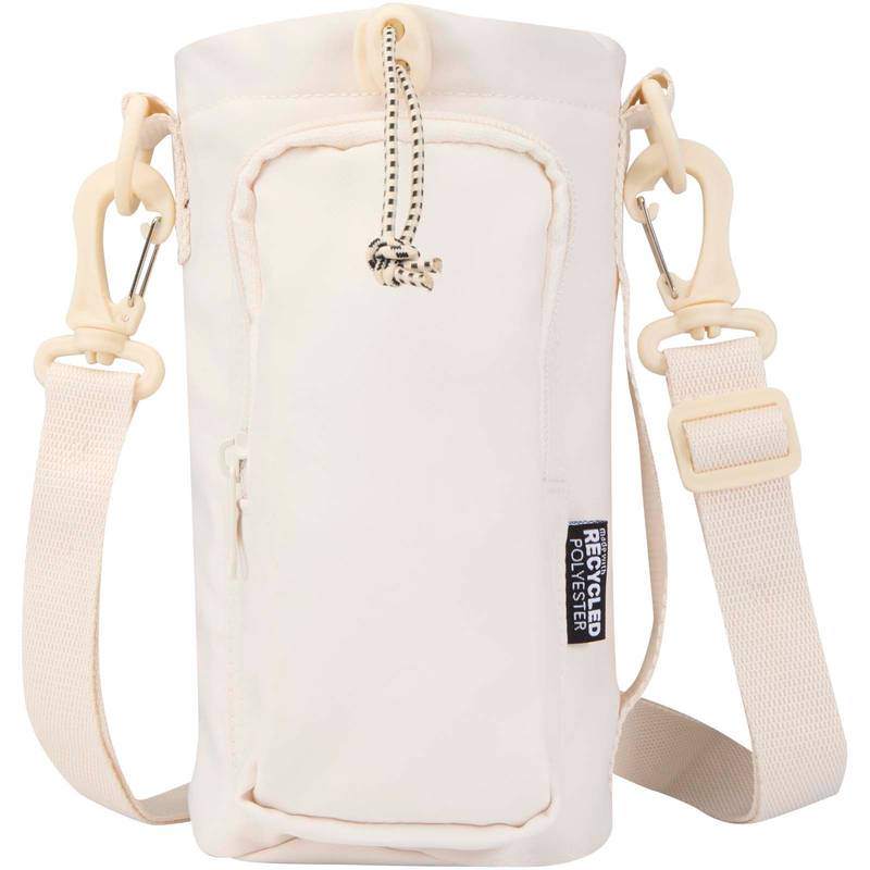 Cestovná taška na fľašu Trip Aware™ z recyklovaného materiálu s objemom 2 l, biela Creme Cestovná taška na fľašu Trip Aware™ z recyklovaného materiálu s objemom 2 l, biela Creme