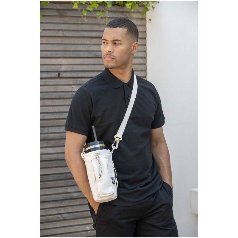 Cestovná taška na fľašu Trip Aware™ z recyklovaného materiálu s objemom 2 l, biela Creme Cestovná taška na fľašu Trip Aware™ z recyklovaného materiálu s objemom 2 l, biela Creme