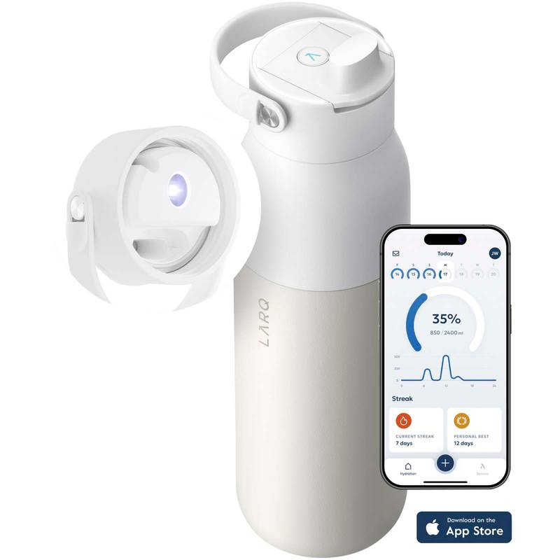 LARQ PureVisTM 2.0 fľaša na vodu s objemom 680 ml, biela LARQ PureVisTM 2.0 fľaša na vodu s objemom 680 ml, biela