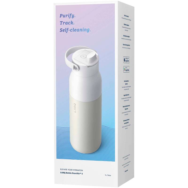 LARQ PureVisTM 2.0 fľaša na vodu s objemom 1000 ml, biela LARQ PureVisTM 2.0 fľaša na vodu s objemom 1000 ml, biela