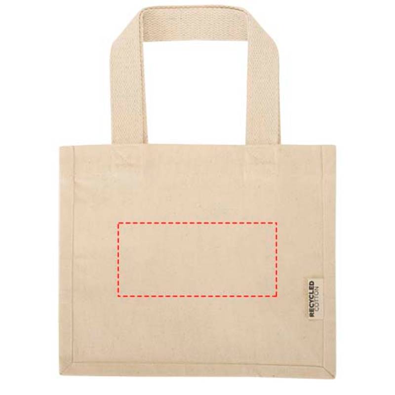 Odessa malá taška s klíny z recyklované bavlny o gramáži GRS 220 g/m² Odessa malá taška s klíny z recyklované bavlny o gramáži GRS 220 g/m²