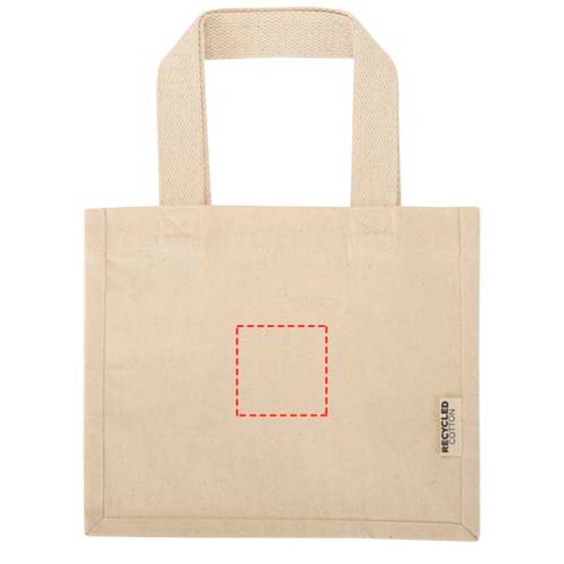 Odessa malá taška s klíny z recyklované bavlny o gramáži GRS 220 g/m² Odessa malá taška s klíny z recyklované bavlny o gramáži GRS 220 g/m²