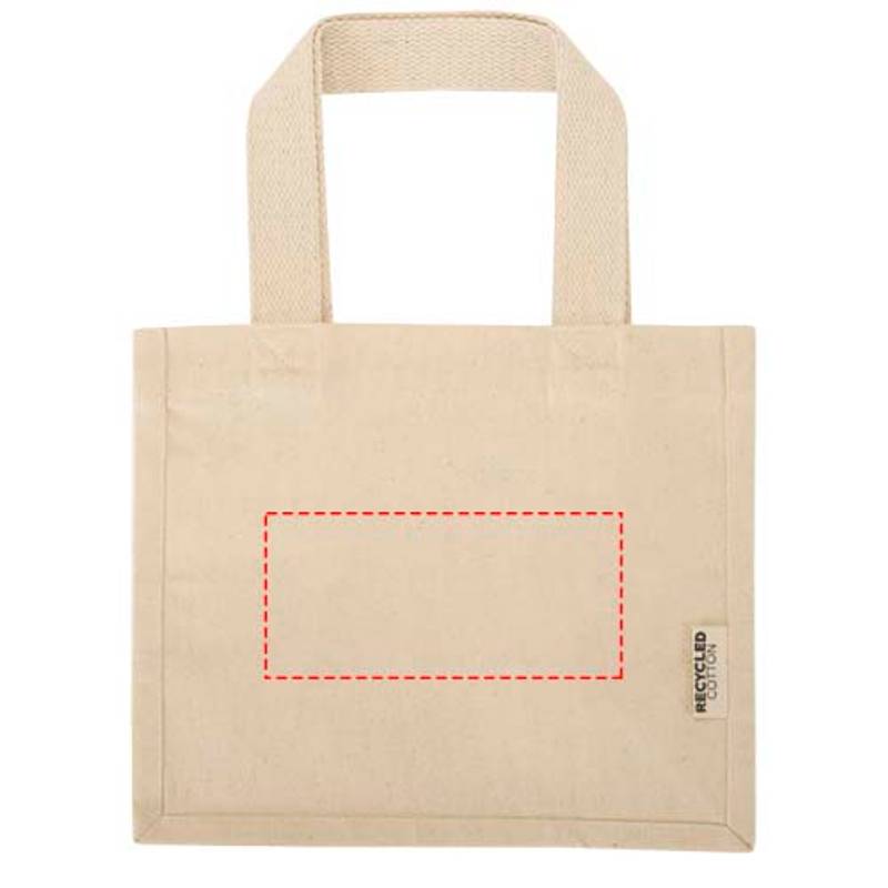 Odessa malá taška s klíny z recyklované bavlny o gramáži GRS 220 g/m² Odessa malá taška s klíny z recyklované bavlny o gramáži GRS 220 g/m²