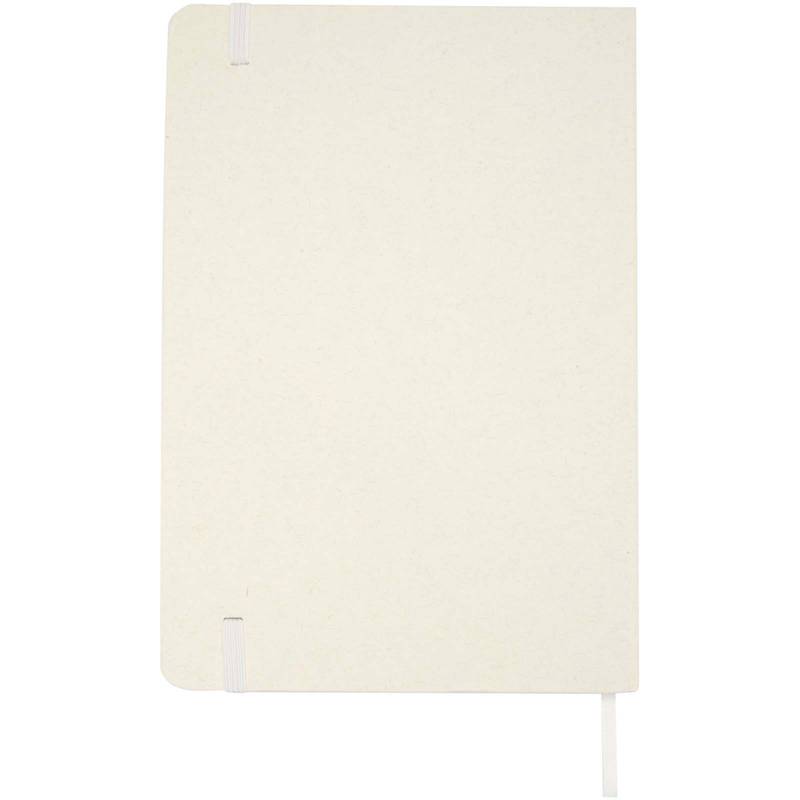 Bass zápisník formátu A5 z recyklovaného materiálu s linajkovými stránkami, biela Bass zápisník formátu A5 z recyklovaného materiálu s linajkovými stránkami, biela