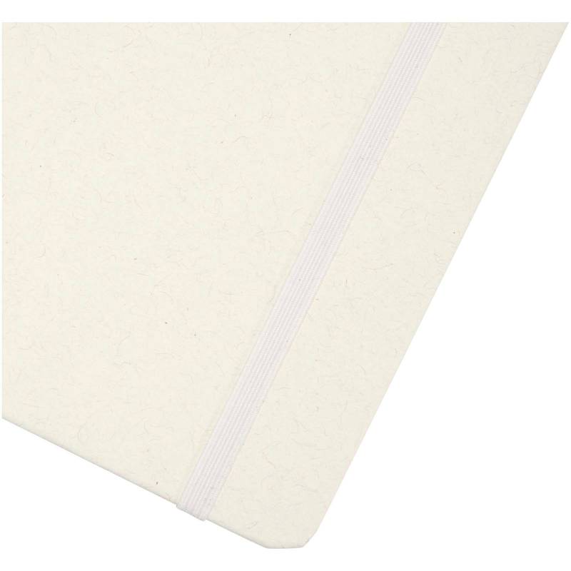 Bass zápisník formátu A5 z recyklovaného materiálu s linajkovými stránkami, biela Bass zápisník formátu A5 z recyklovaného materiálu s linajkovými stránkami, biela