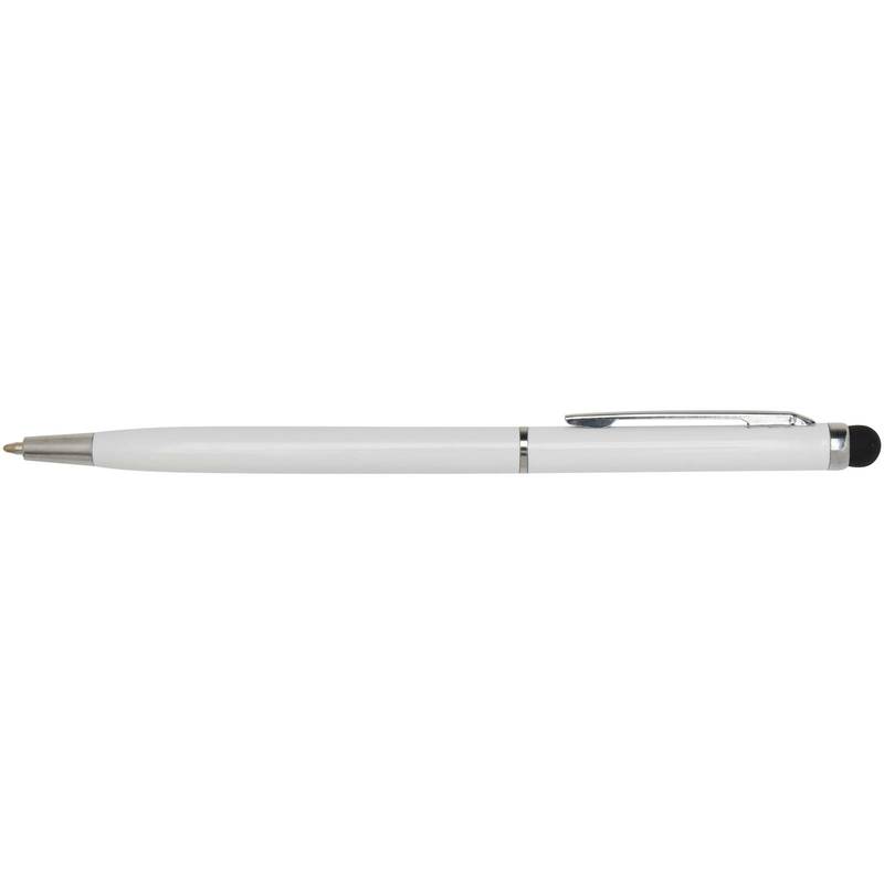 Ore aluminium ballpoint pen with stylus, biela Ore aluminium ballpoint pen with stylus, biela