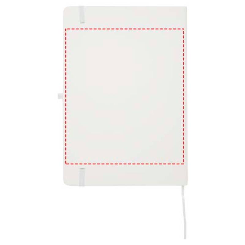 Zápisník formátu A5 s pevnou obálkou Spectrum Plus, bílá Zápisník formátu A5 s pevnou obálkou Spectrum Plus, bílá