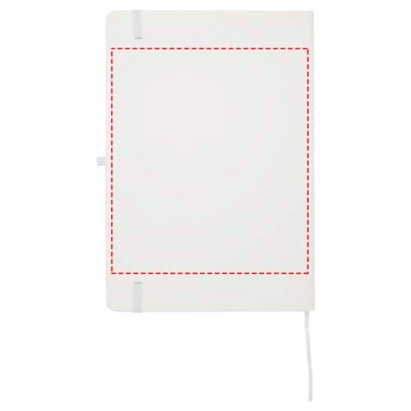 Zápisník formátu A5 s pevnou obálkou Spectrum Plus, biela Zápisník formátu A5 s pevnou obálkou Spectrum Plus, biela