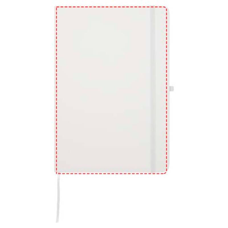 Zápisník formátu A5 s pevnou obálkou Spectrum Plus, bílá Zápisník formátu A5 s pevnou obálkou Spectrum Plus, bílá