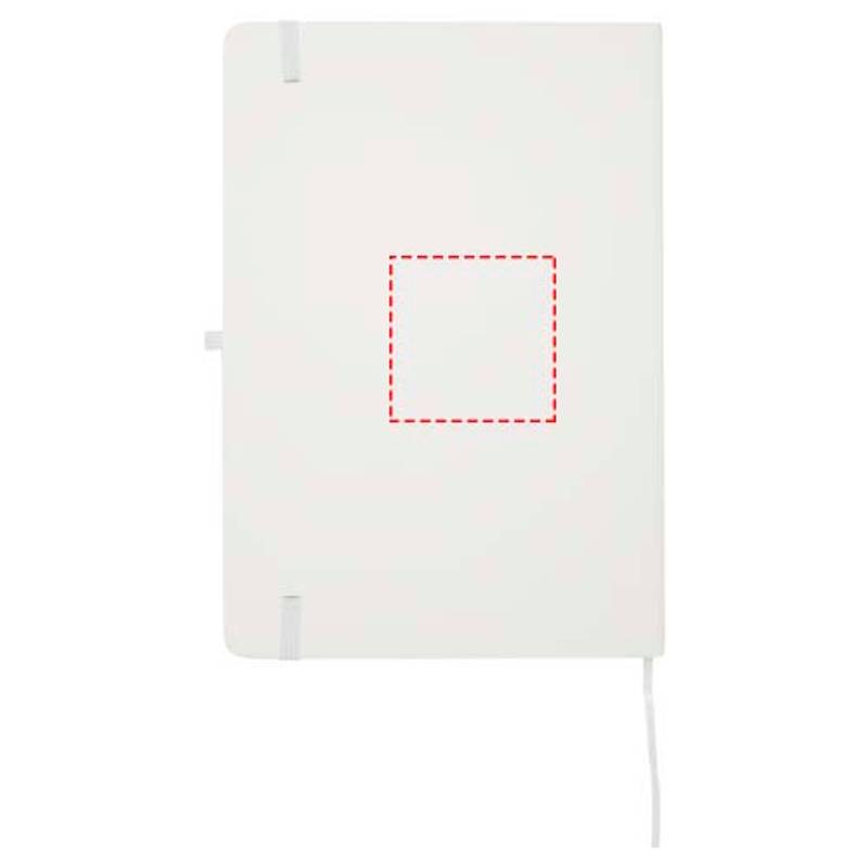 Zápisník formátu A5 s pevnou obálkou Spectrum Plus, biela Zápisník formátu A5 s pevnou obálkou Spectrum Plus, biela