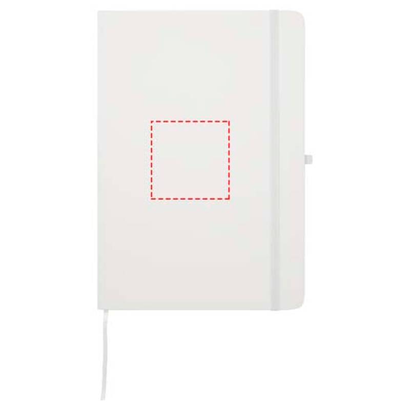Zápisník formátu A5 s pevnou obálkou Spectrum Plus, biela Zápisník formátu A5 s pevnou obálkou Spectrum Plus, biela