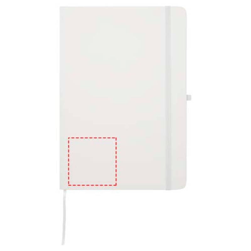 Zápisník formátu A5 s pevnou obálkou Spectrum Plus, biela Zápisník formátu A5 s pevnou obálkou Spectrum Plus, biela