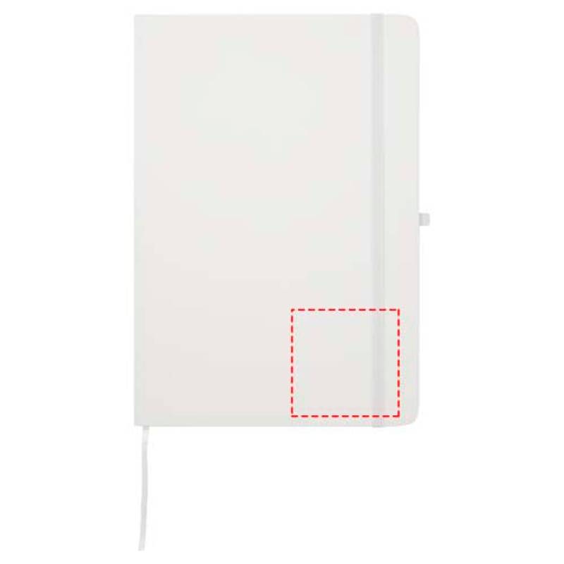 Zápisník formátu A5 s pevnou obálkou Spectrum Plus, biela Zápisník formátu A5 s pevnou obálkou Spectrum Plus, biela