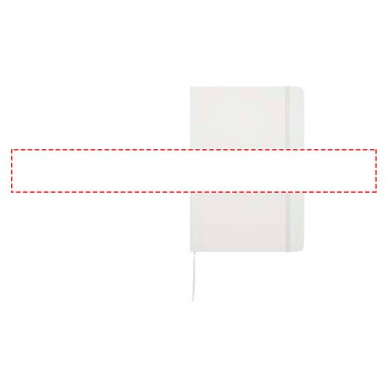 Zápisník formátu A5 s pevnou obálkou Spectrum Plus, biela Zápisník formátu A5 s pevnou obálkou Spectrum Plus, biela