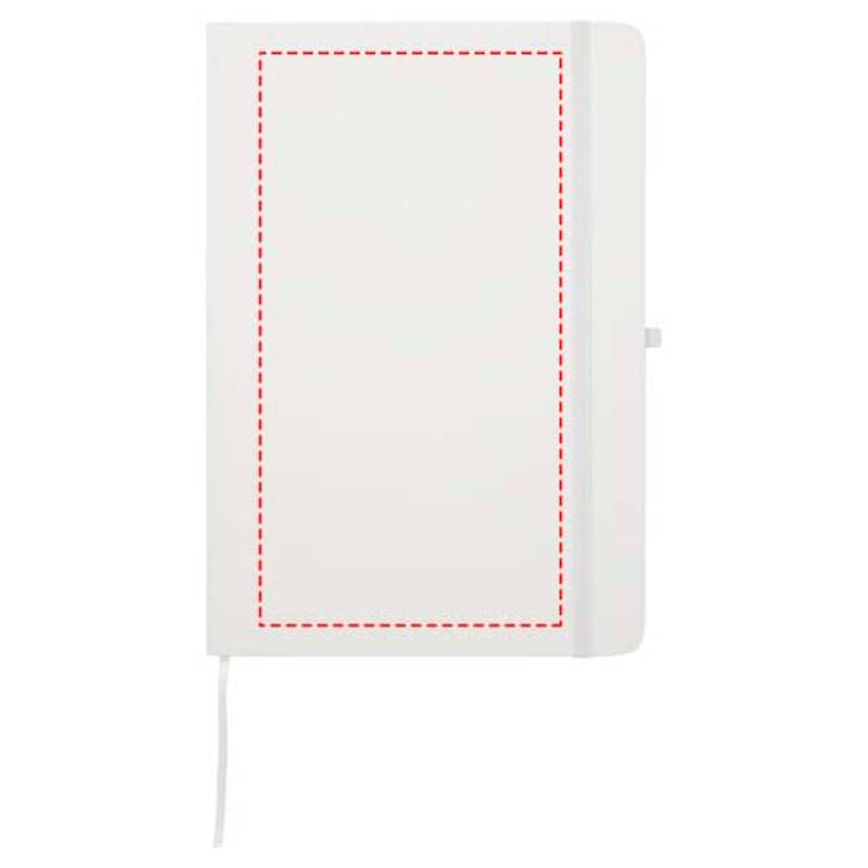 Zápisník formátu A5 s pevnou obálkou Spectrum Plus, biela Zápisník formátu A5 s pevnou obálkou Spectrum Plus, biela