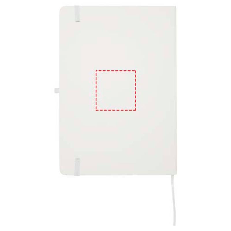 Zápisník formátu A5 s pevnou obálkou Spectrum Plus, biela Zápisník formátu A5 s pevnou obálkou Spectrum Plus, biela