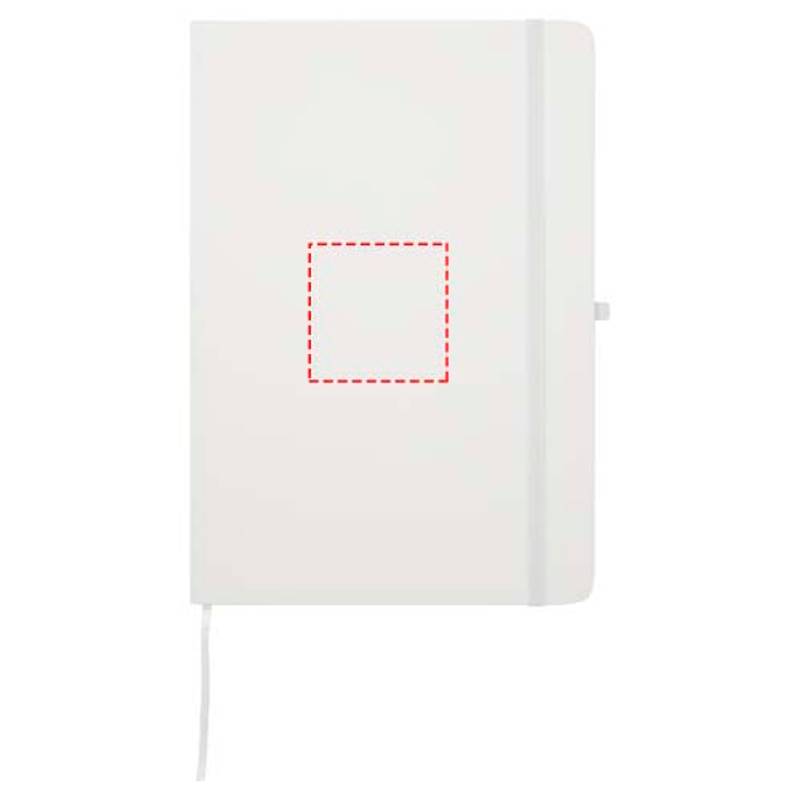 Zápisník formátu A5 s pevnou obálkou Spectrum Plus, biela Zápisník formátu A5 s pevnou obálkou Spectrum Plus, biela