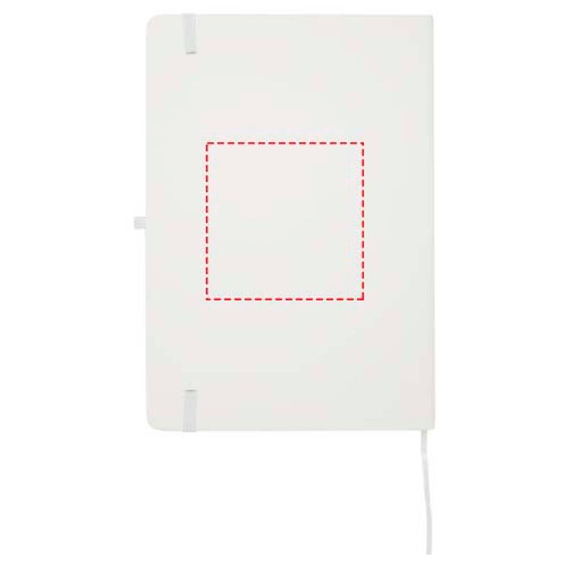 Zápisník formátu A5 s pevnou obálkou Spectrum Plus, biela Zápisník formátu A5 s pevnou obálkou Spectrum Plus, biela