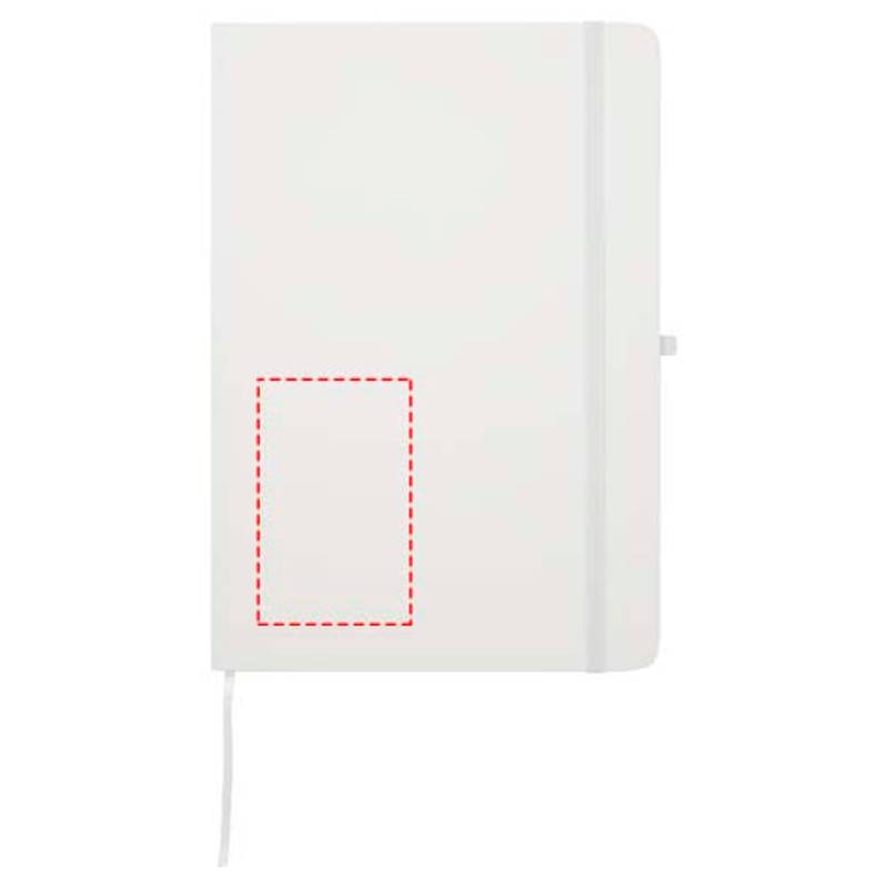 Zápisník formátu A5 s pevnou obálkou Spectrum Plus, biela Zápisník formátu A5 s pevnou obálkou Spectrum Plus, biela
