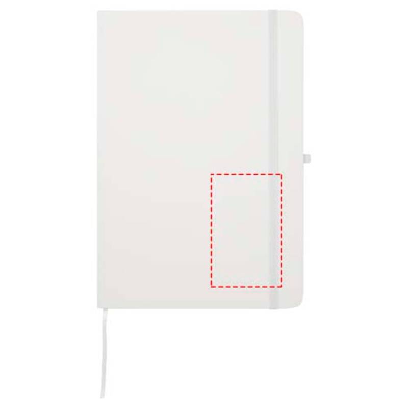 Zápisník formátu A5 s pevnou obálkou Spectrum Plus, biela Zápisník formátu A5 s pevnou obálkou Spectrum Plus, biela