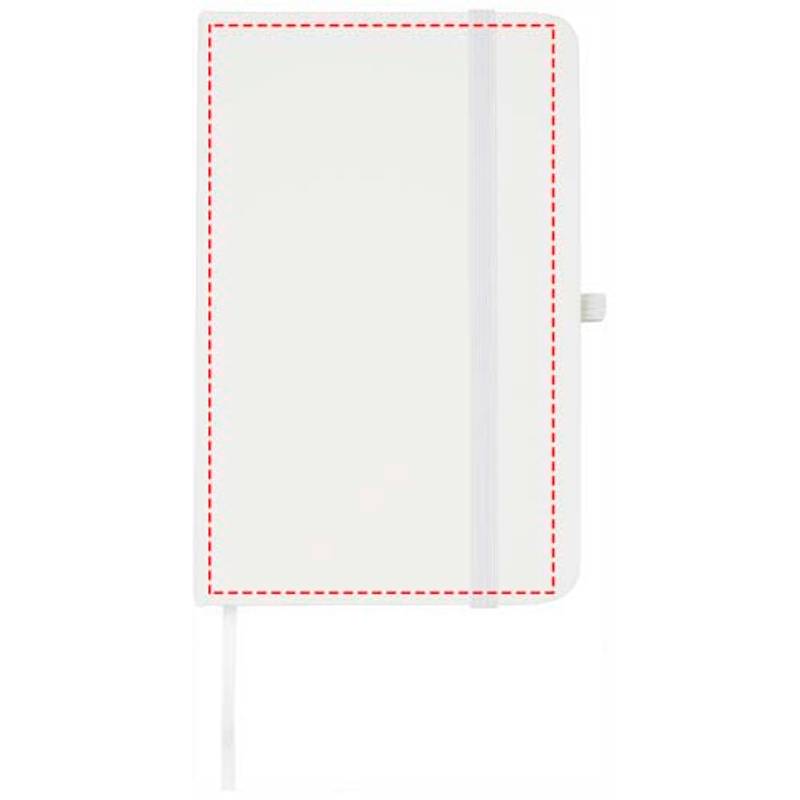 Zápisník formátu A6 s pevnou obálkou Spectrum Plus, biela Zápisník formátu A6 s pevnou obálkou Spectrum Plus, biela