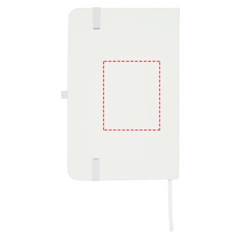 Zápisník formátu A6 s pevnou obálkou Spectrum Plus, biela Zápisník formátu A6 s pevnou obálkou Spectrum Plus, biela