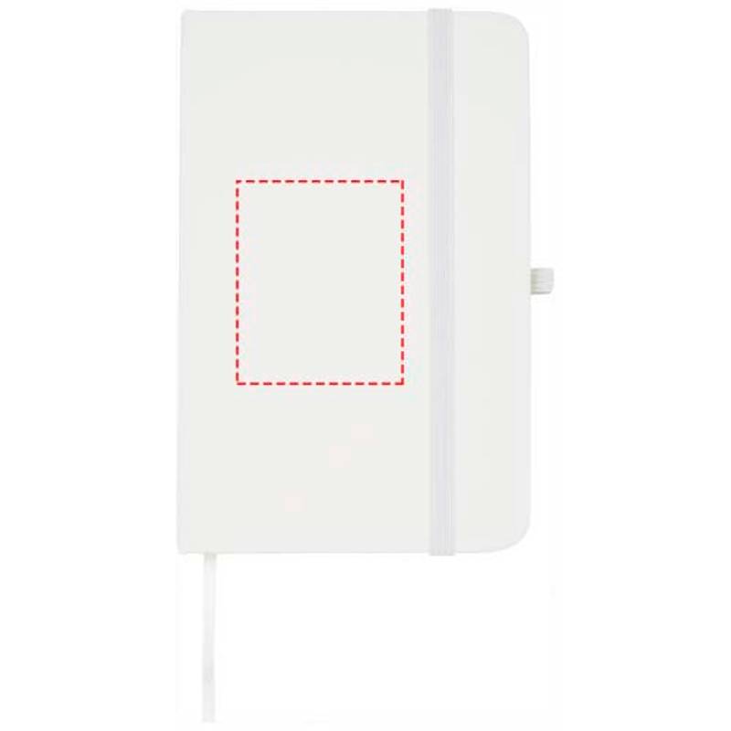 Zápisník formátu A6 s pevnou obálkou Spectrum Plus, biela Zápisník formátu A6 s pevnou obálkou Spectrum Plus, biela