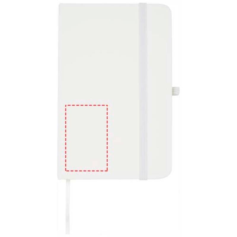 Zápisník formátu A6 s pevnou obálkou Spectrum Plus, biela Zápisník formátu A6 s pevnou obálkou Spectrum Plus, biela