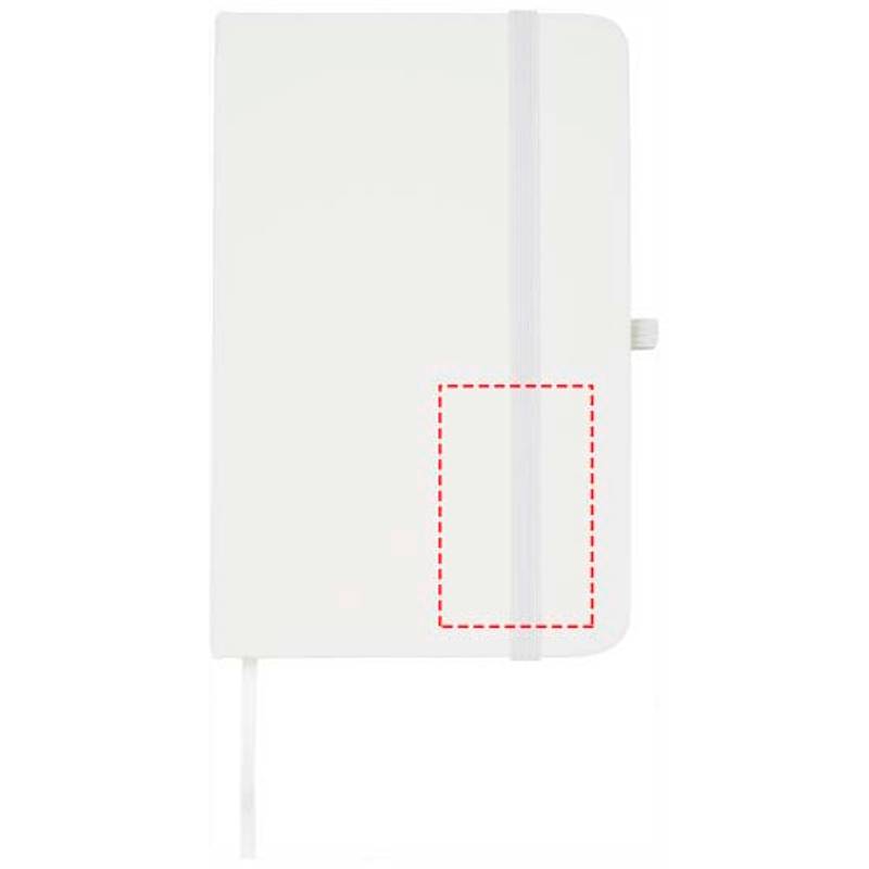 Zápisník formátu A6 s pevnou obálkou Spectrum Plus, biela Zápisník formátu A6 s pevnou obálkou Spectrum Plus, biela