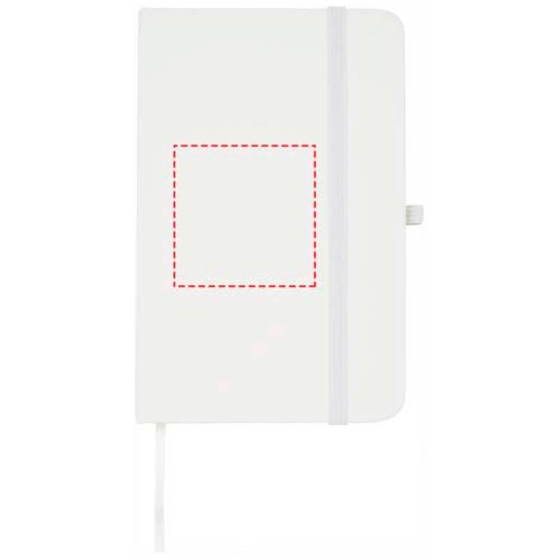Zápisník formátu A6 s pevnou obálkou Spectrum Plus, biela Zápisník formátu A6 s pevnou obálkou Spectrum Plus, biela