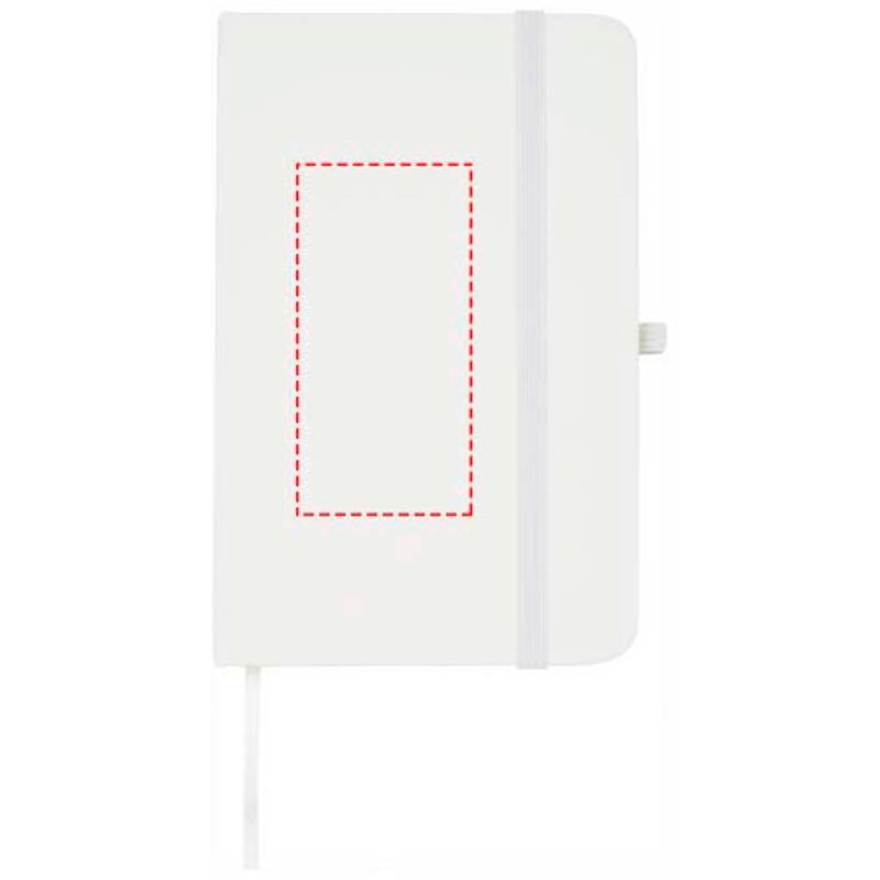 Zápisník formátu A6 s pevnou obálkou Spectrum Plus, bílá Zápisník formátu A6 s pevnou obálkou Spectrum Plus, bílá