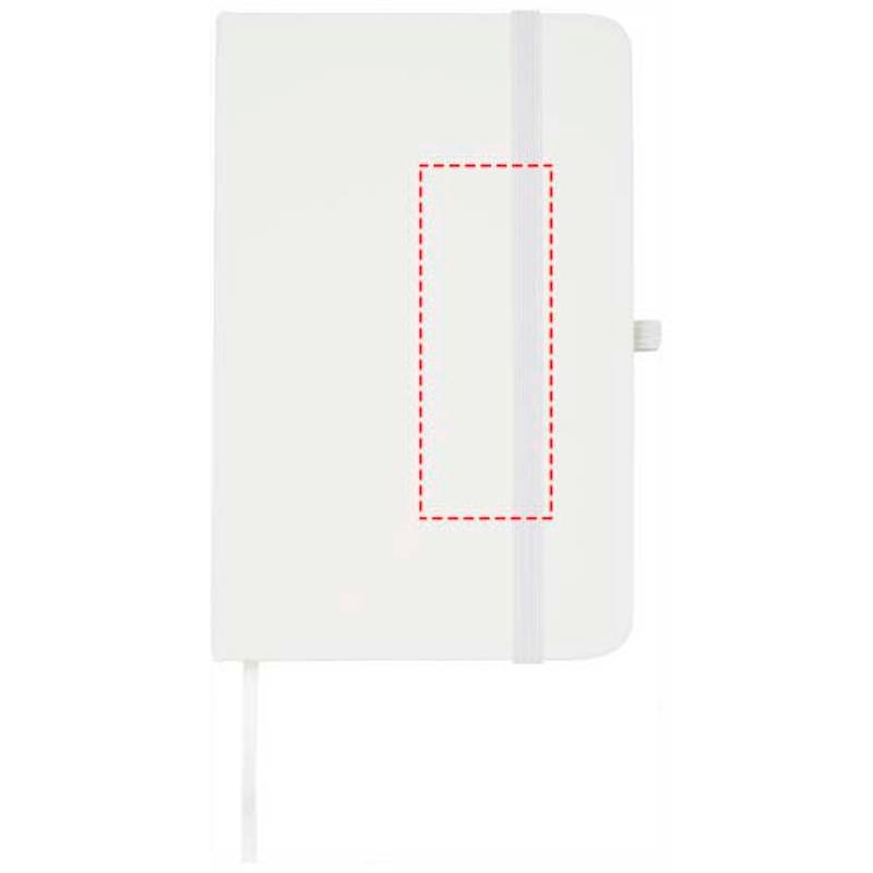 Zápisník formátu A6 s pevnou obálkou Spectrum Plus, biela Zápisník formátu A6 s pevnou obálkou Spectrum Plus, biela