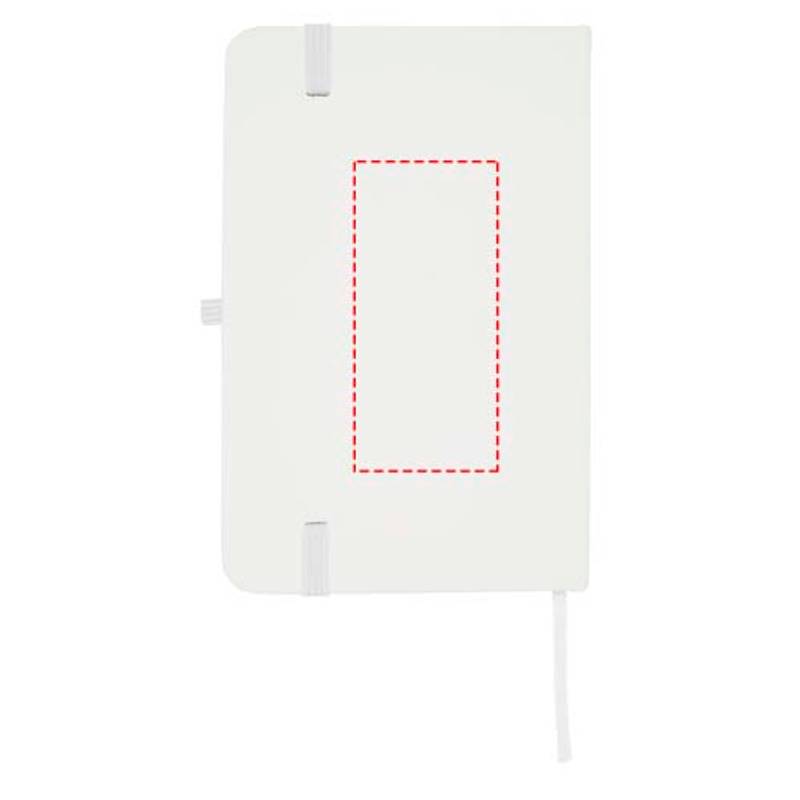 Zápisník formátu A6 s pevnou obálkou Spectrum Plus, biela Zápisník formátu A6 s pevnou obálkou Spectrum Plus, biela