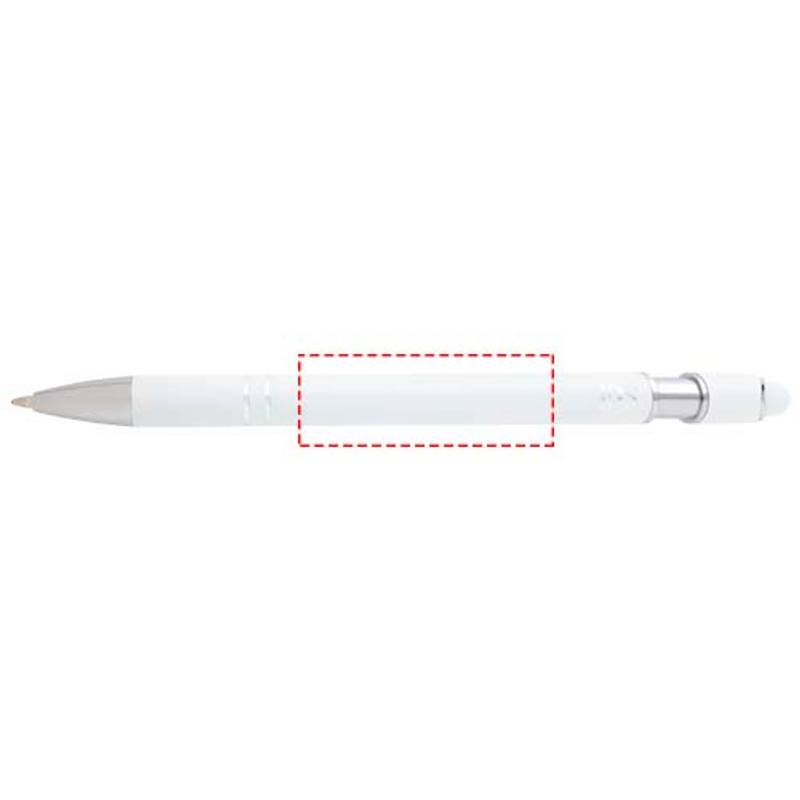 Guľôčkové pero v striebornom prevedení Kish, biela Guľôčkové pero v striebornom prevedení Kish, biela