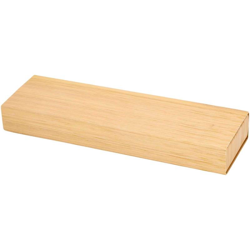 Sada bambusového kuličkového pera a mikrotužky Oblys, hnědá Natural Sada bambusového kuličkového pera a mikrotužky Oblys, hnědá Natural