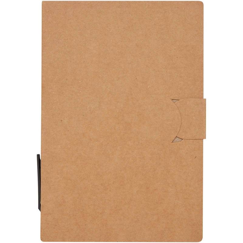 Brožúrka samolepiaceho bločku Swift s guličkovým perom, hnedá Natural Brožúrka samolepiaceho bločku Swift s guličkovým perom, hnedá Natural