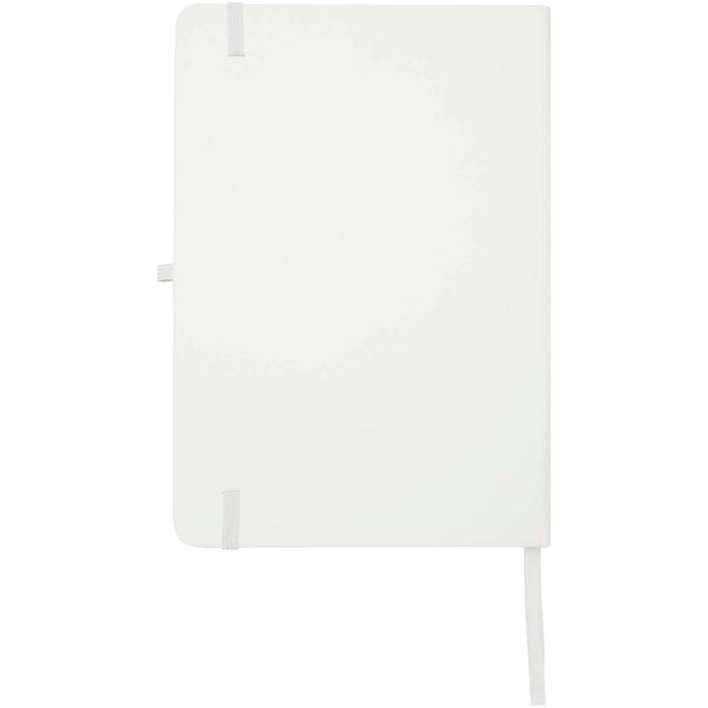 Recyklovaný zápisník A5 s pevnou obálkou a linajkovými stránkami Teak, biela Recyklovaný zápisník A5 s pevnou obálkou a linajkovými stránkami Teak, biela