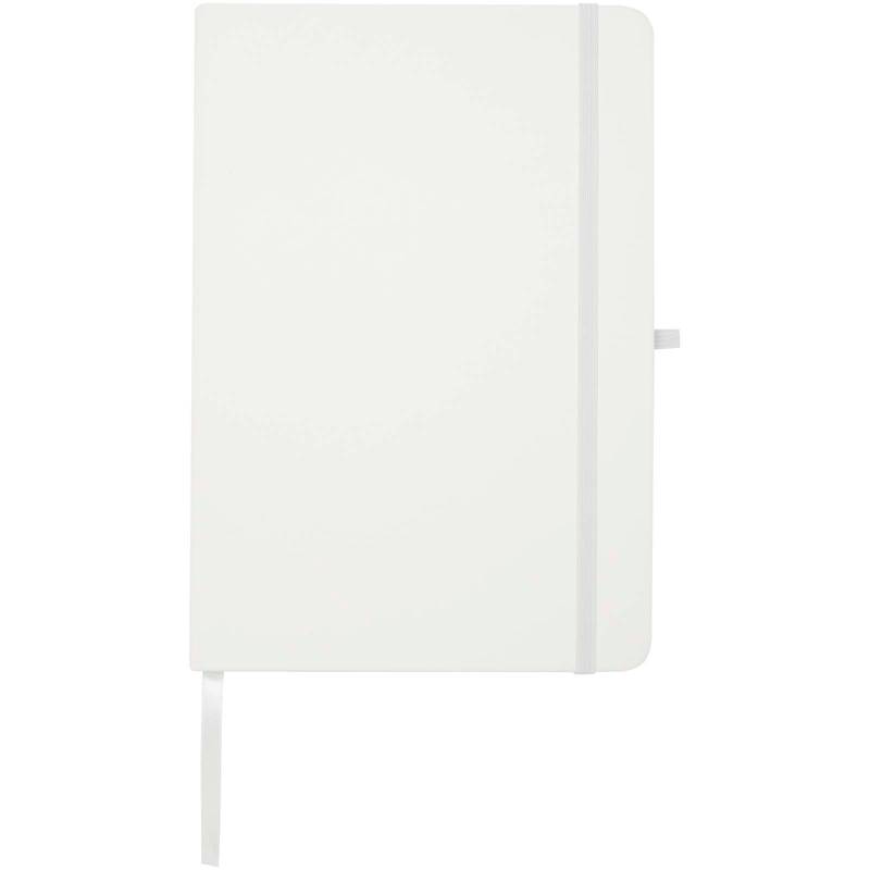 Recyklovaný zápisník A5 s pevnou obálkou a linajkovými stránkami Teak, biela Recyklovaný zápisník A5 s pevnou obálkou a linajkovými stránkami Teak, biela