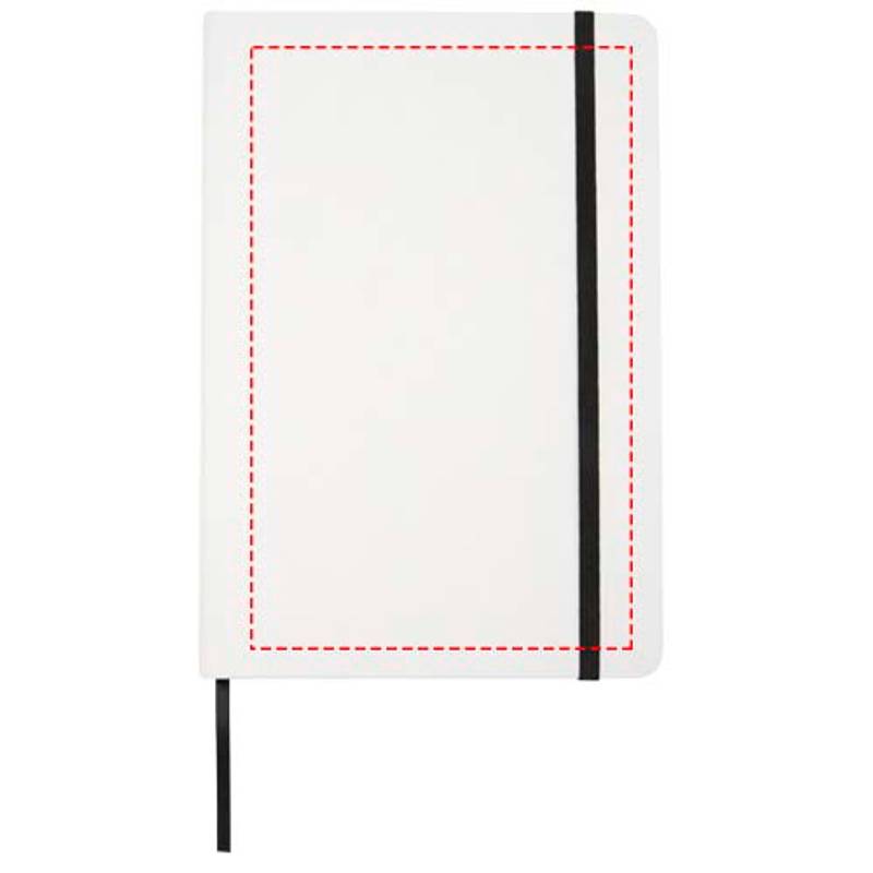 Holm zápisník formátu A5 z kamenného papiera s linajkovými stránkami, biela Holm zápisník formátu A5 z kamenného papiera s linajkovými stránkami, biela