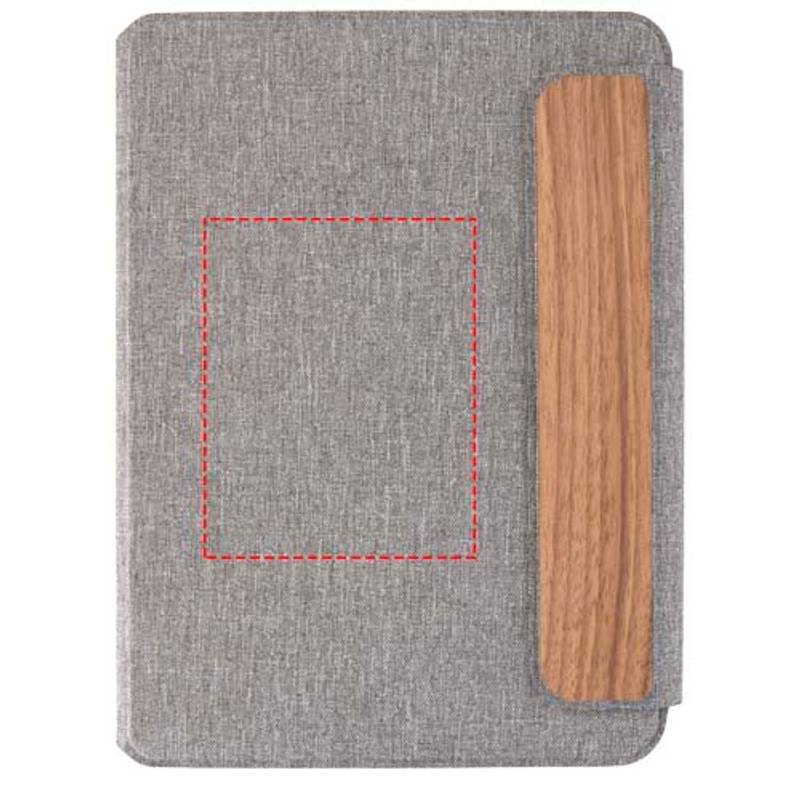 Andean A5 recyklované portfólio RCS, sivá Andean A5 recyklované portfólio RCS, sivá